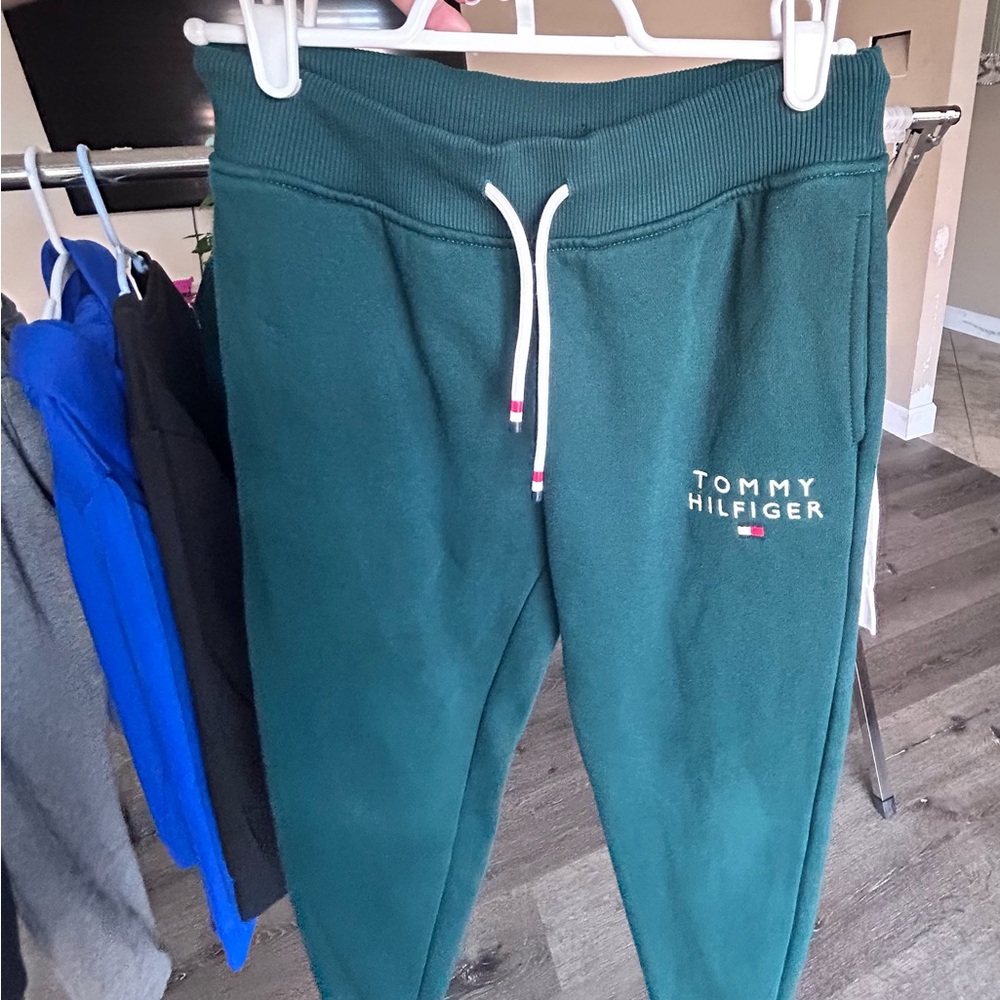Tommy Hilfiger Kids Dark Green Sweatpants